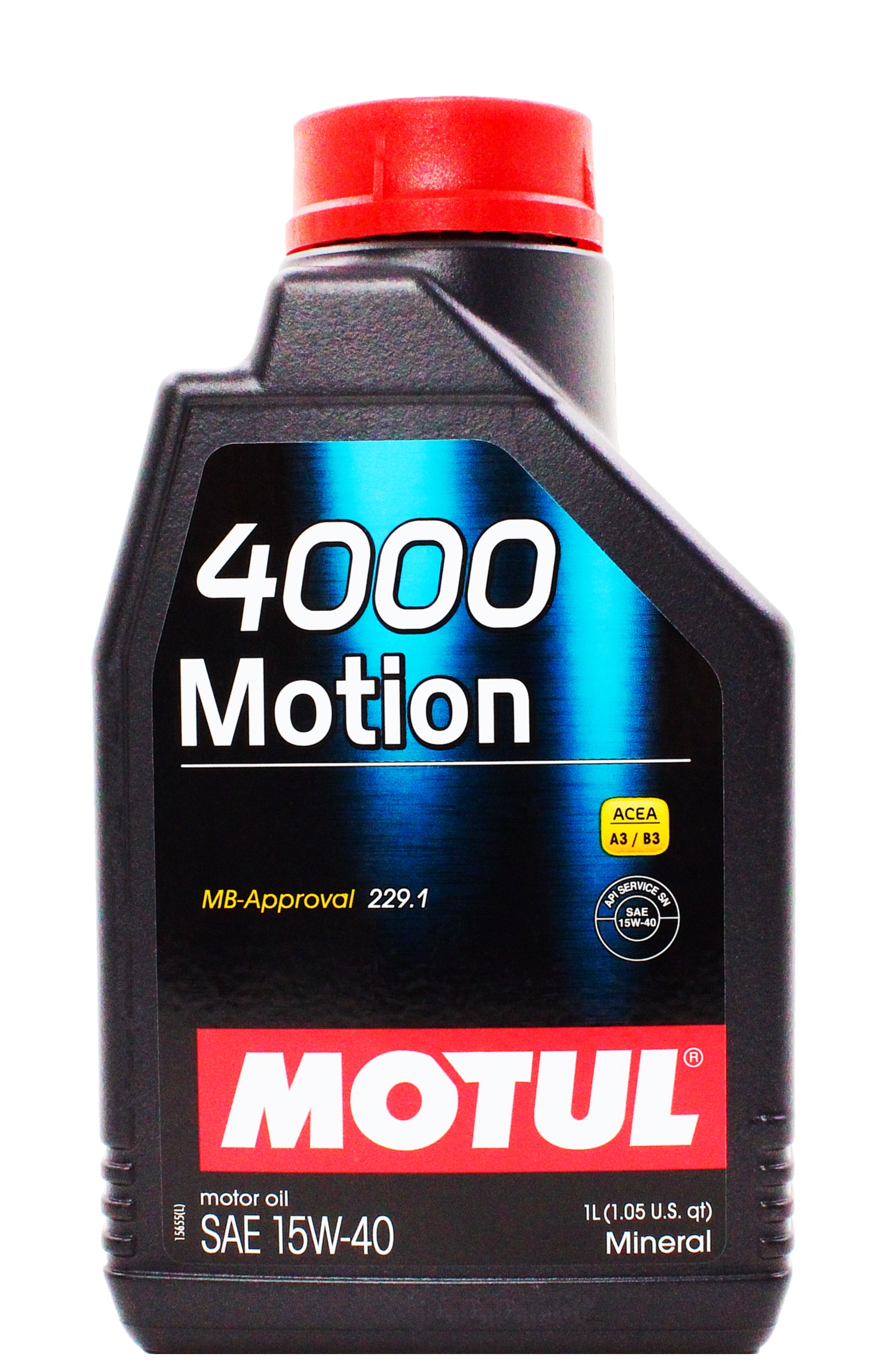 Ilustracja MOT15W40 MOTION 1 MOTUL Olej MOTUL 4000 MOTION A3/B3 15W40 1L